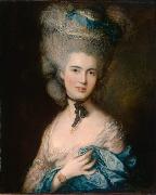 Thomas Gainsborough Woman in Blue (mk08) oil on canvas